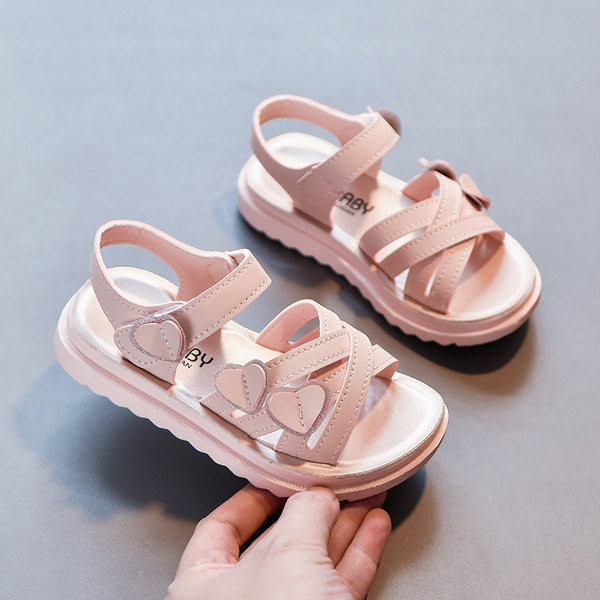 Детски сандали от еко кожа в два цвята