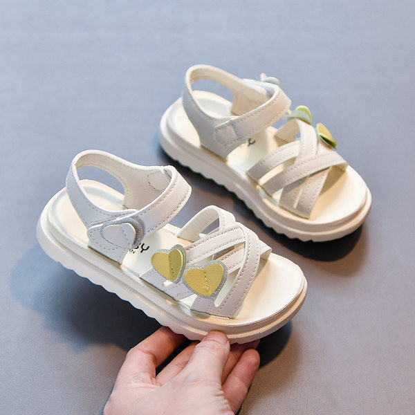 Детски сандали от еко кожа в два цвята