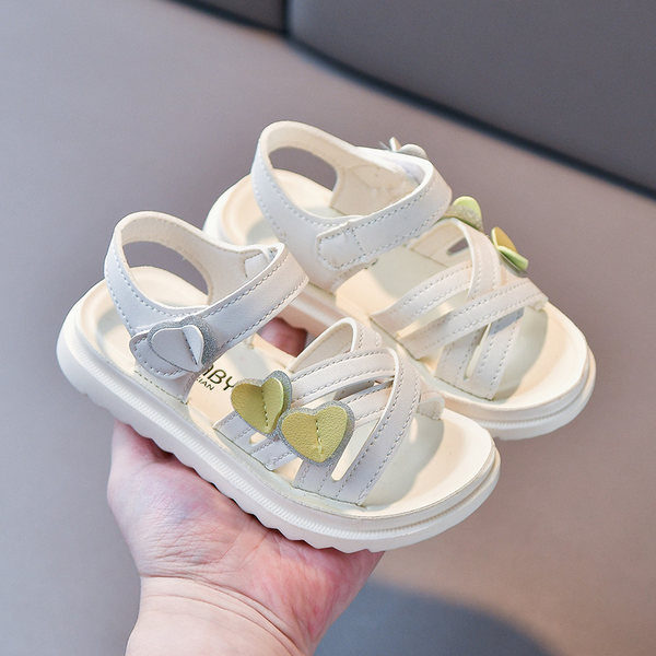 Детски сандали от еко кожа в два цвята