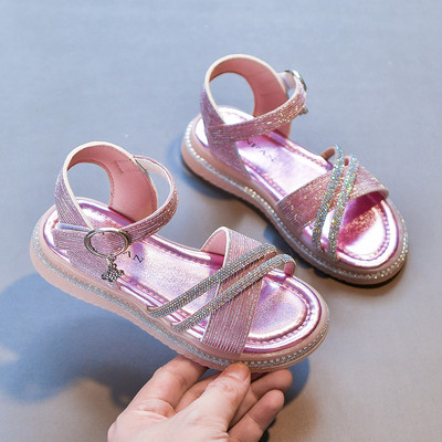 Сандали с декоративни камъни