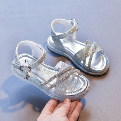 Сандали с декоративни камъни