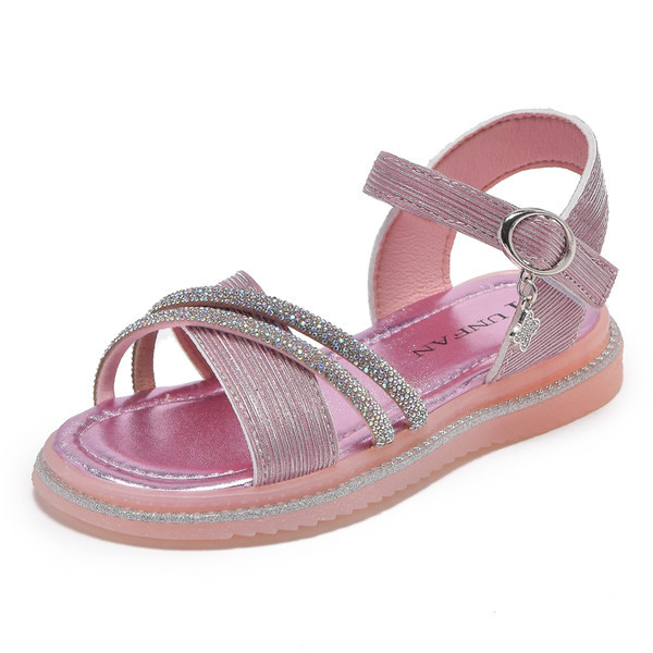 Сандали с декоративни камъни