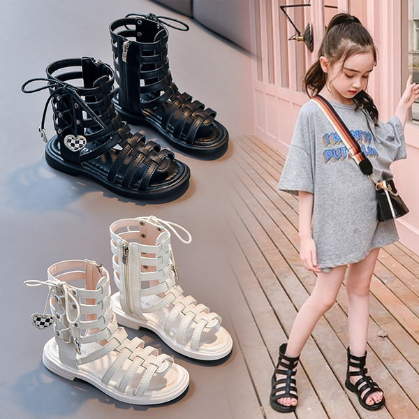 Модерни сандали за момичета в римски стил