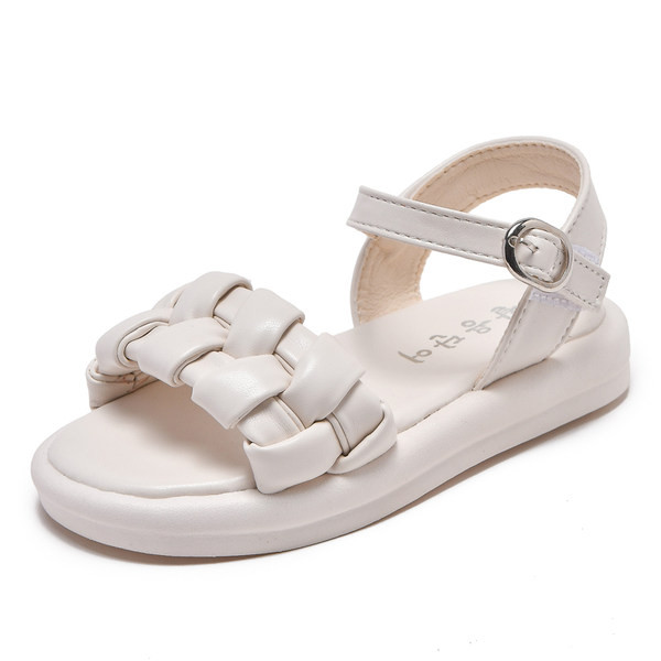 Детски сандали от изкуствена кожа в два цвята