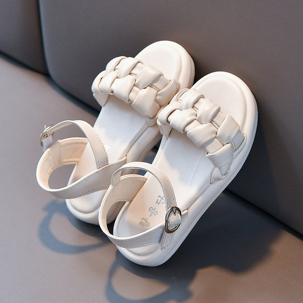 Детски сандали от изкуствена кожа в два цвята