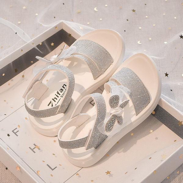 Ежедневни детски сандали с велкро закопчаване за момичета