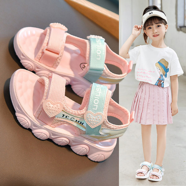 Спортни сандали за момичета с велкро лепенки
