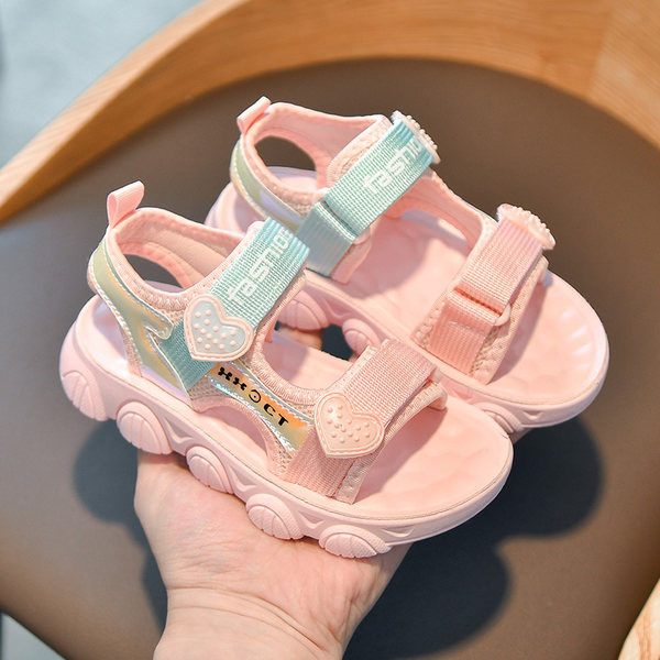 Спортни сандали за момичета с велкро лепенки