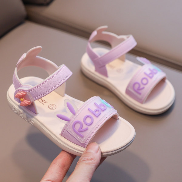 Нов модел момичешки сандали с 3D елемент