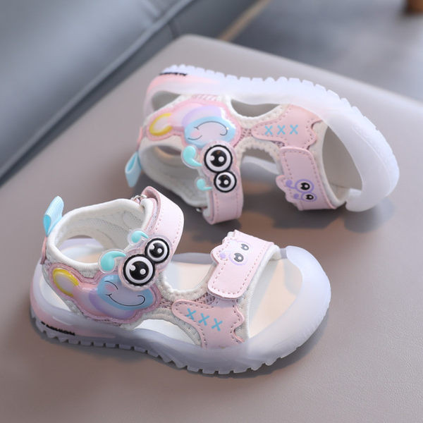 Ежедневни детски сандали с велкро закопчаване 