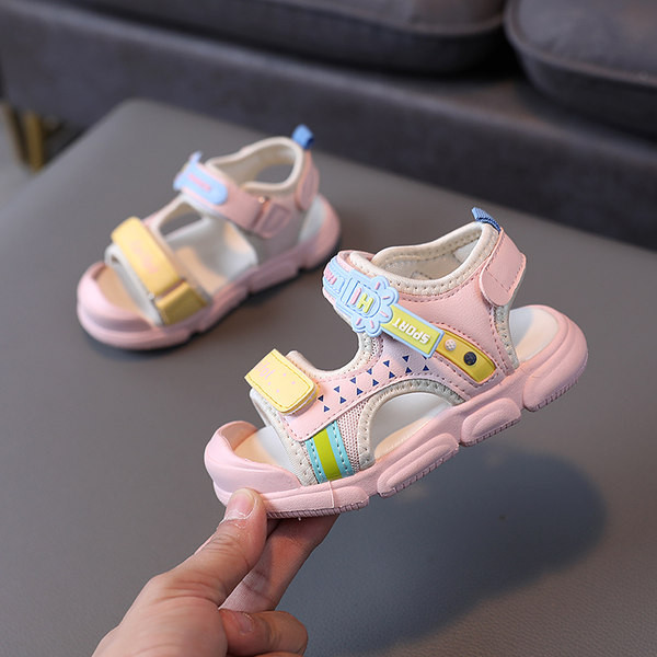 Детски сандали с гумена подметка