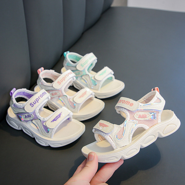 Детски сандали с мрежеста материя