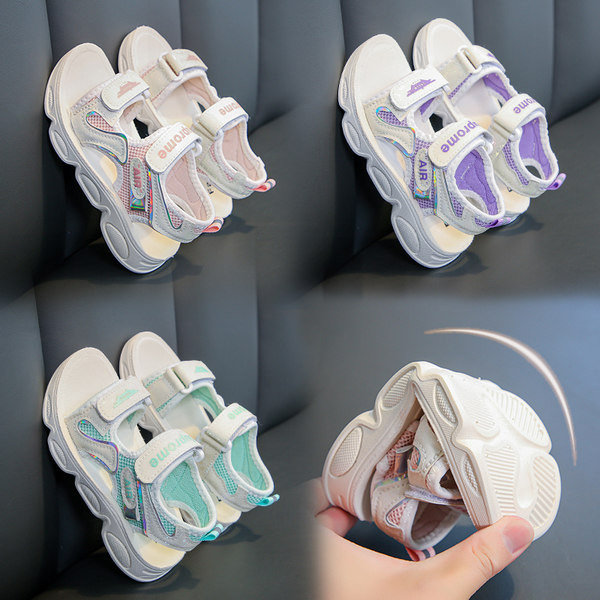 Детски сандали с мрежеста материя