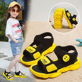 Casual υφασμάτινα σανδάλια με κούμπωμα velcro και επιγραφή