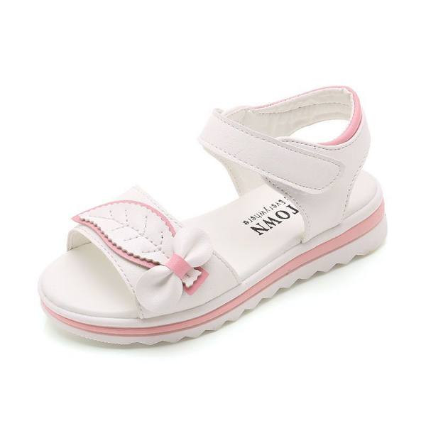 Нов модел дамски кожени сандали с велкро закопчаване