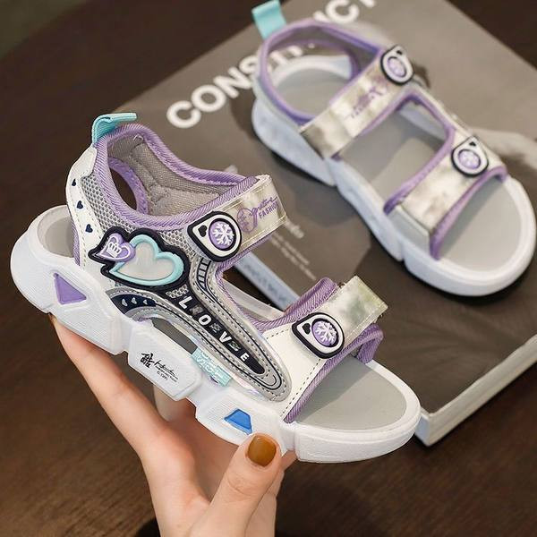 Ежедневни детски сандали с велкро лепенки 