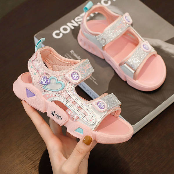 Ежедневни детски сандали с велкро лепенки 