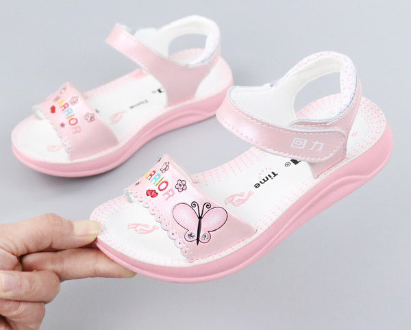 Ležerne dječje sandale s ravnim potplatom