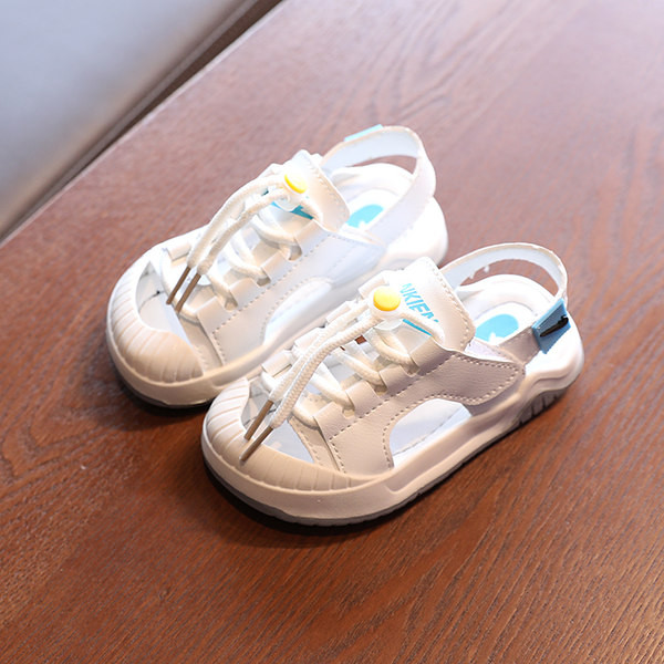 Dječje kožne sandale sa vezicama u dvije boje