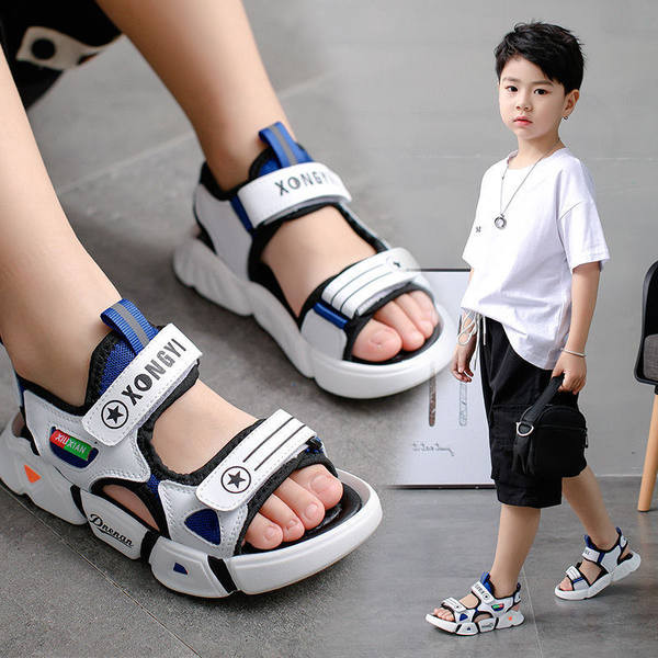 Спортни детски сандали с груба подметка за момчета