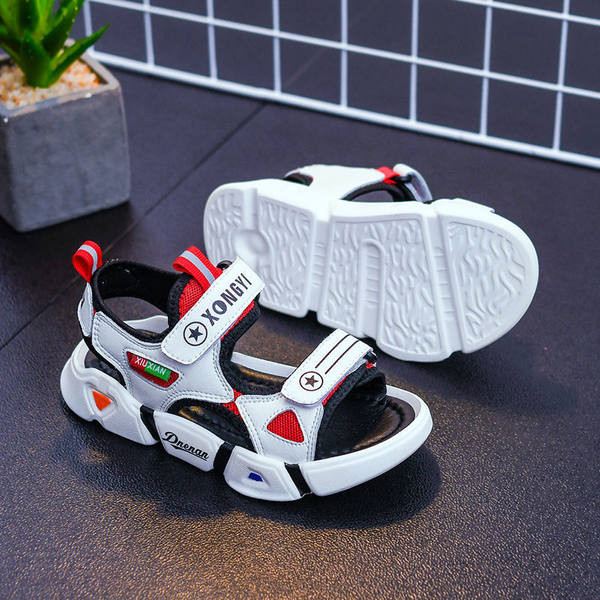 Спортни детски сандали с груба подметка за момчета