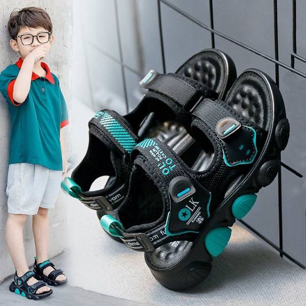 Детски сандали за момчета - три цвята