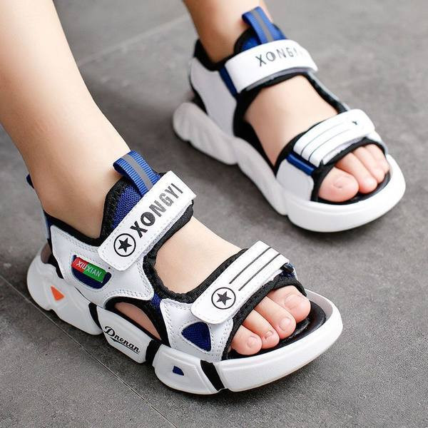 Нов модел детски сандали с велкро закопчаване за момчета