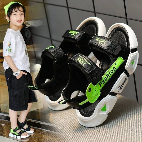 Dječje sandale sa naljepnicama u četiri boje