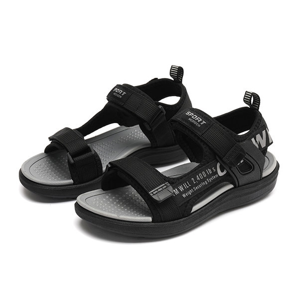 Dječje sandale za dječake u crnoj boji