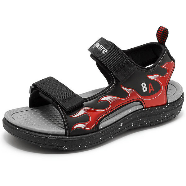 Dječje sandale za dječaka na čičak i natpise