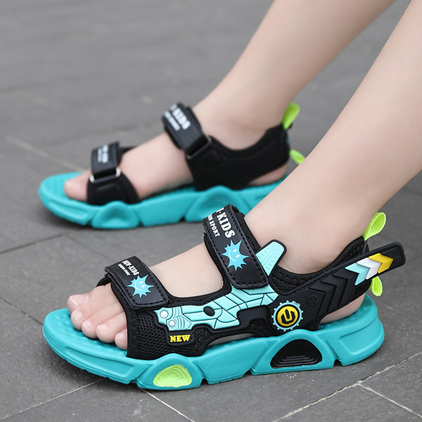 Детски сандали с лепенка в четири цвята