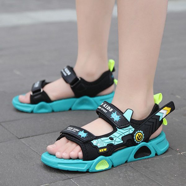 Детски сандали с лепенка в четири цвята