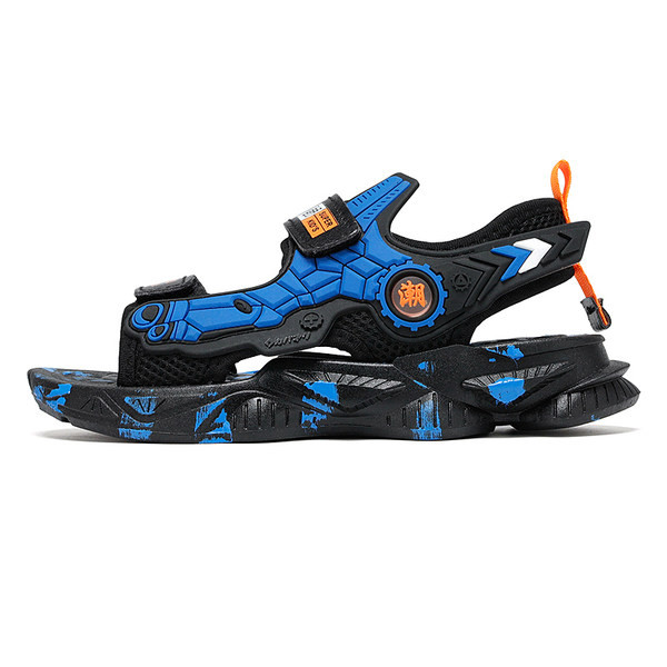 Детски сандали с лепенки в три цвята