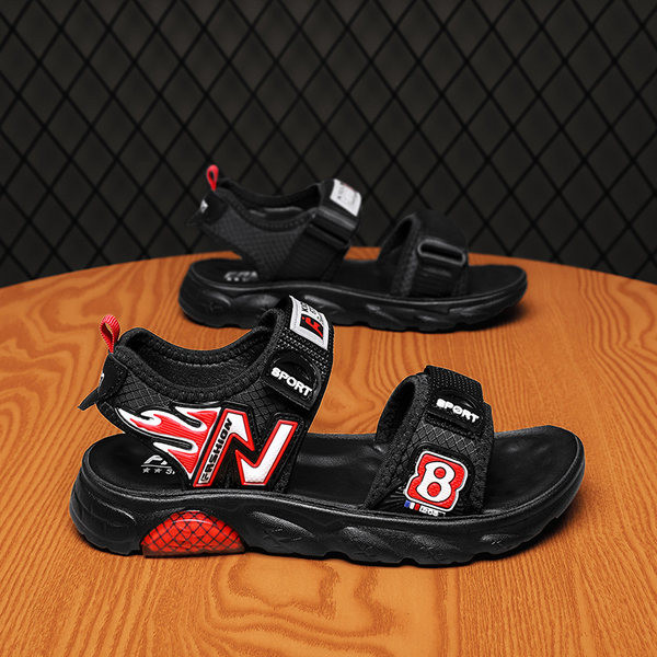 Ежедневни детски сандали с емблеми за момчета