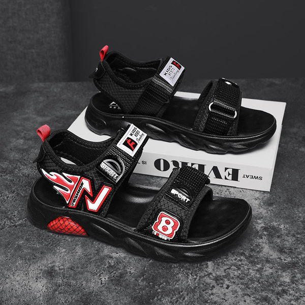 Ежедневни детски сандали с емблеми за момчета