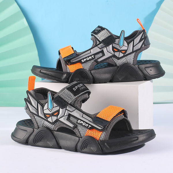 Ежедневни детски сандали с велкро закопчаване за момчета
