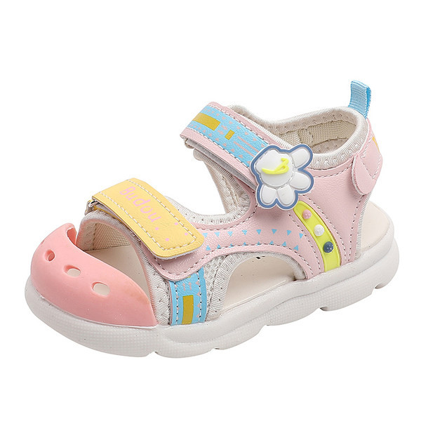 Нов модел детски момчешки сандали с велкро закопчаване