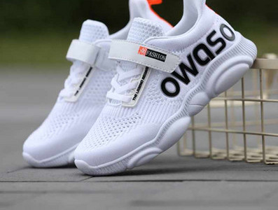 Καλοκαιρινά παιδικά sneakers για αγόρια με κούμπωμα velcro