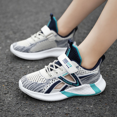Καλοκαιρινά παιδικά sneakers για αγόρια με κούμπωμα velcro