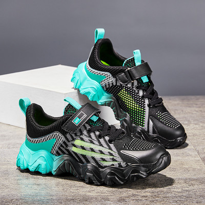 Καλοκαιρινά παιδικά sneakers για αγόρια με κούμπωμα velcro