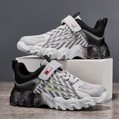 Καλοκαιρινά παιδικά sneakers για αγόρια με κούμπωμα velcro