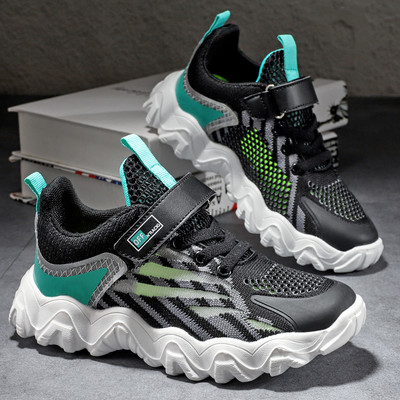 Καλοκαιρινά παιδικά sneakers για αγόρια με κούμπωμα velcro