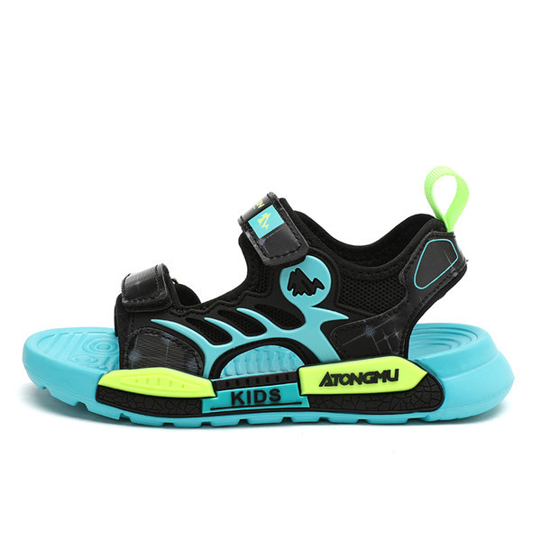 Нов модел детски сандали с лепенки в два цвята 