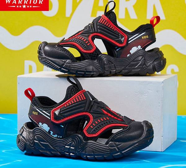 Детски сандали за момчета с груба гумена подметка