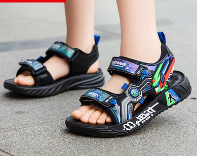 Ежедневни детски сандали с велкро лепенки