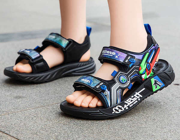 Ежедневни детски сандали с велкро лепенки