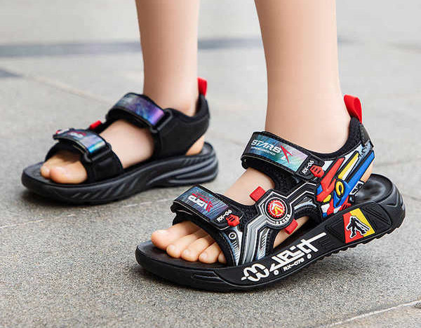 Ежедневни детски сандали с велкро лепенки