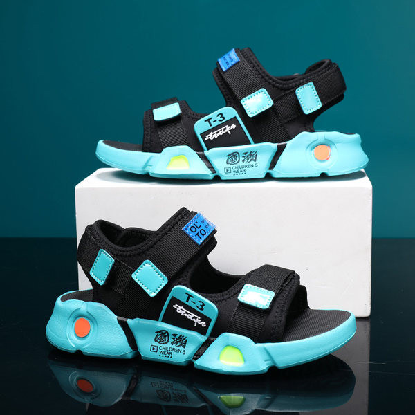 Ежедневни детски сандали с велкро закопчаване за момчета