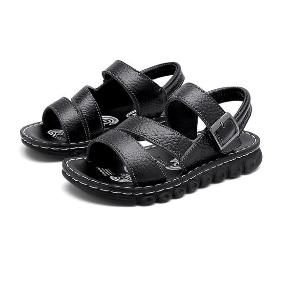 Сандали за момче от еко кожа с катарама