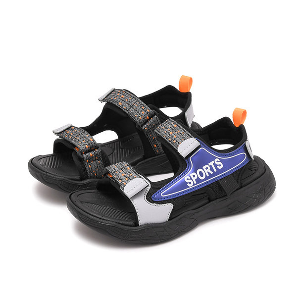 Нов модел детски сандали с емблема за момчета